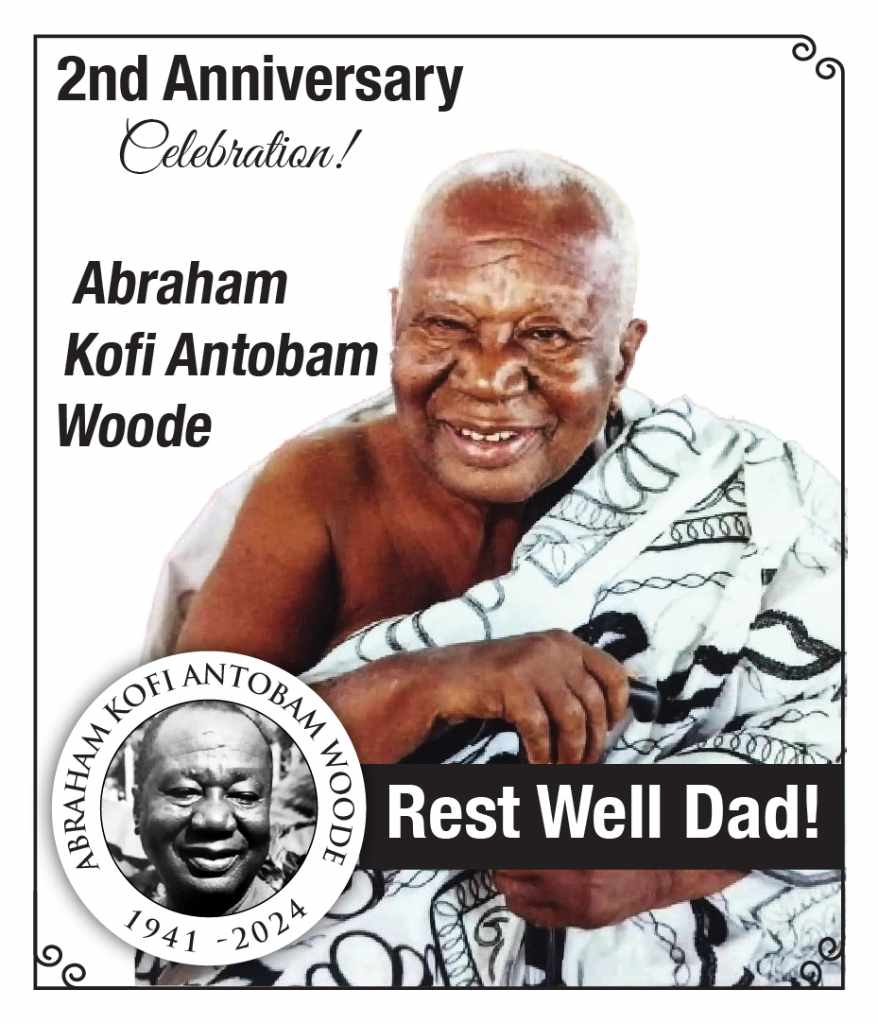 Anniversary Poster — Abraham Kofi Antobam Woode